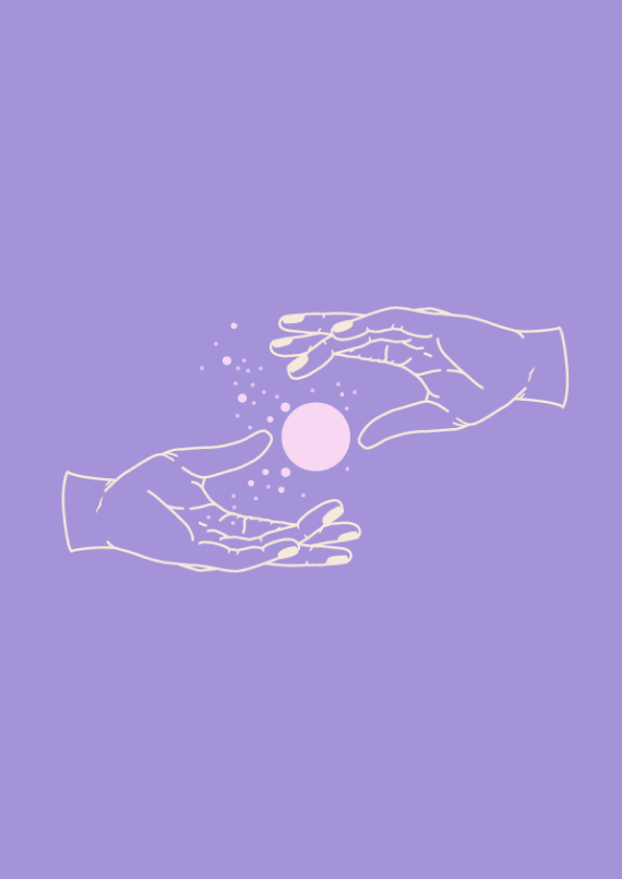 Intuition - Purple Illustration